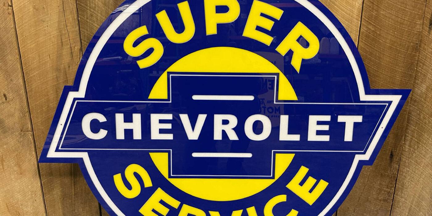 Neon road chevrolet super service