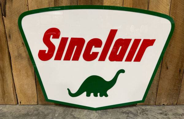 Neon road Sinclair wall hanger sign